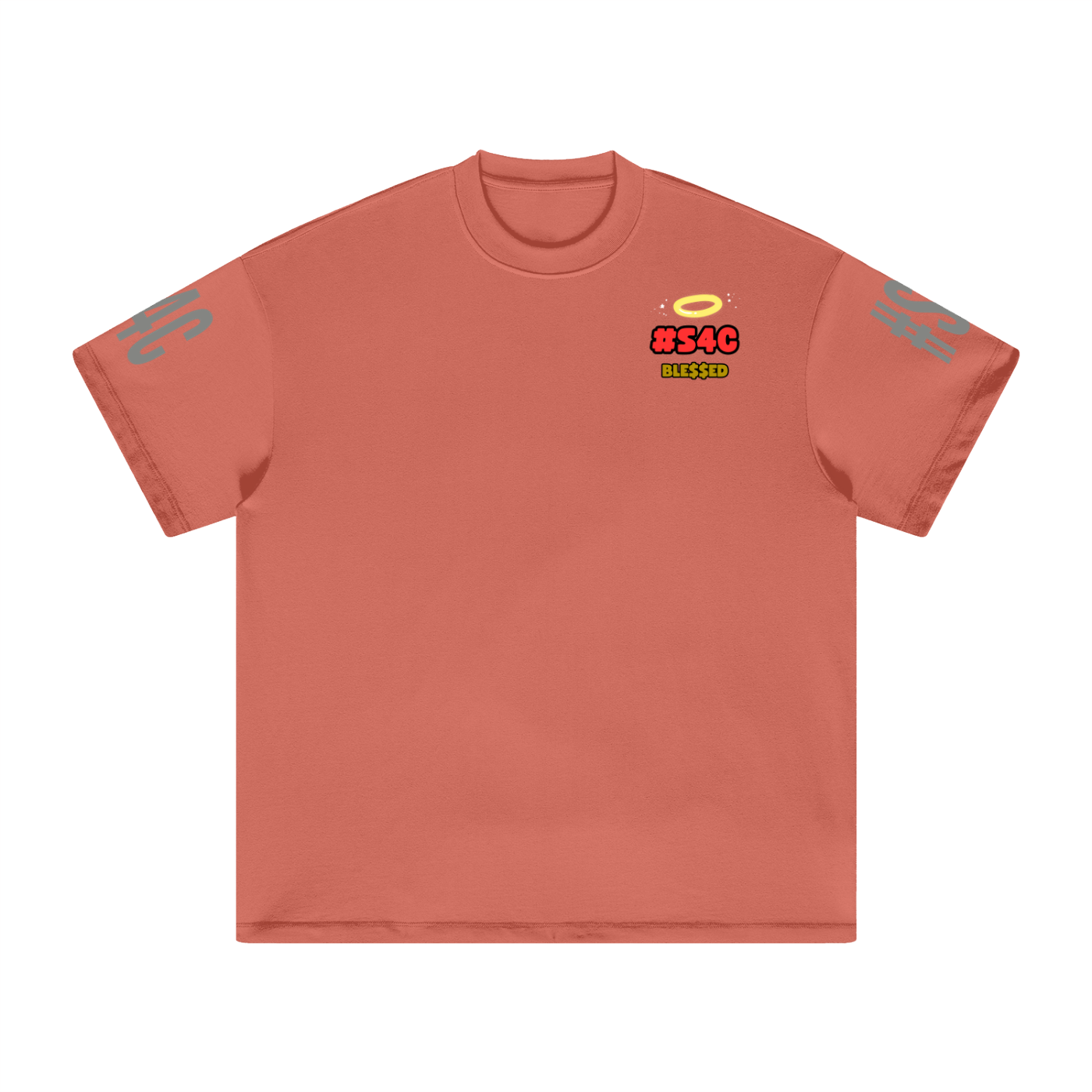 S4C ✝️ PoweredByFaith, The Movement• Heavyweight Earth Tone T-Shirt