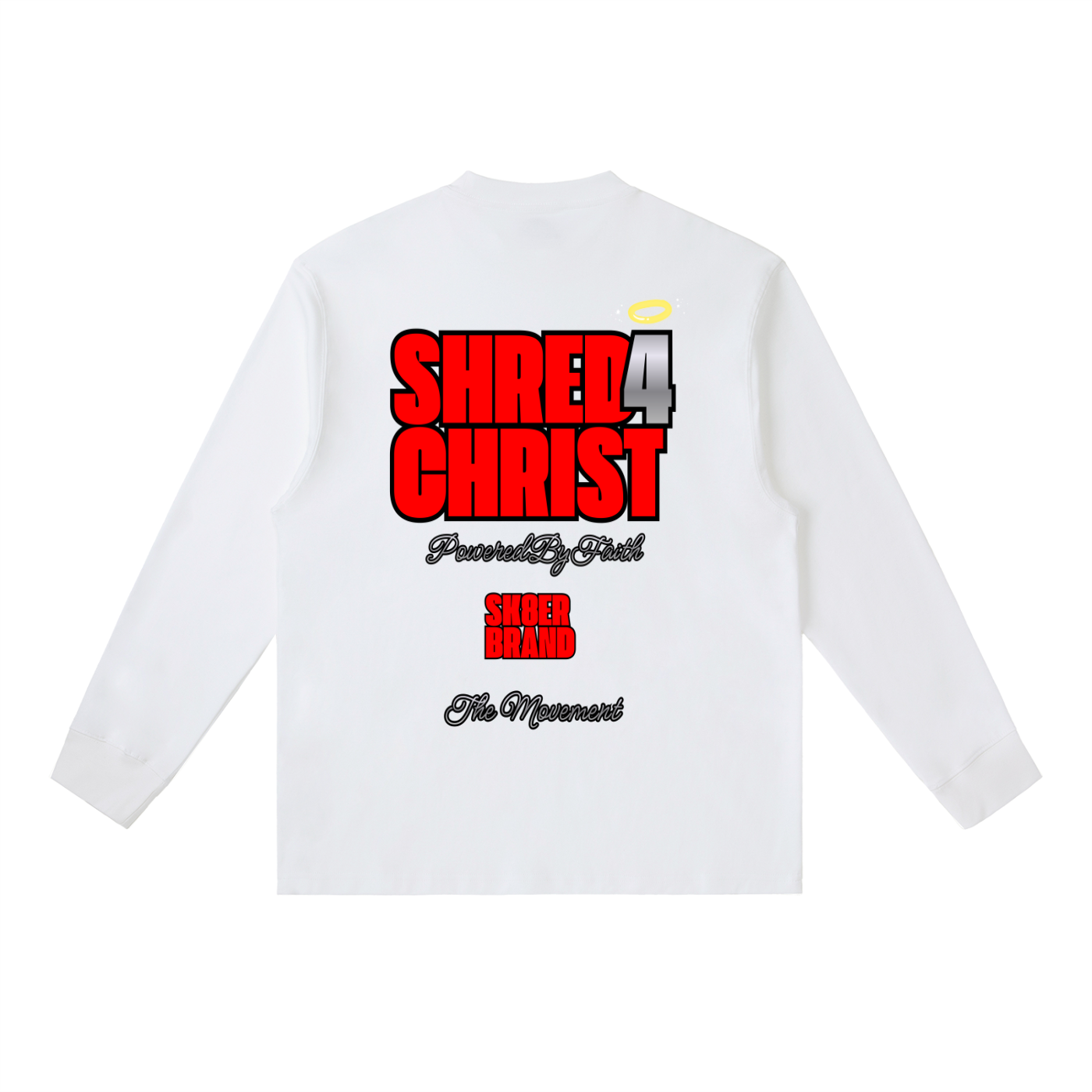 S4C✝️ Powered By Faith, Long Sleeve T-Shirt