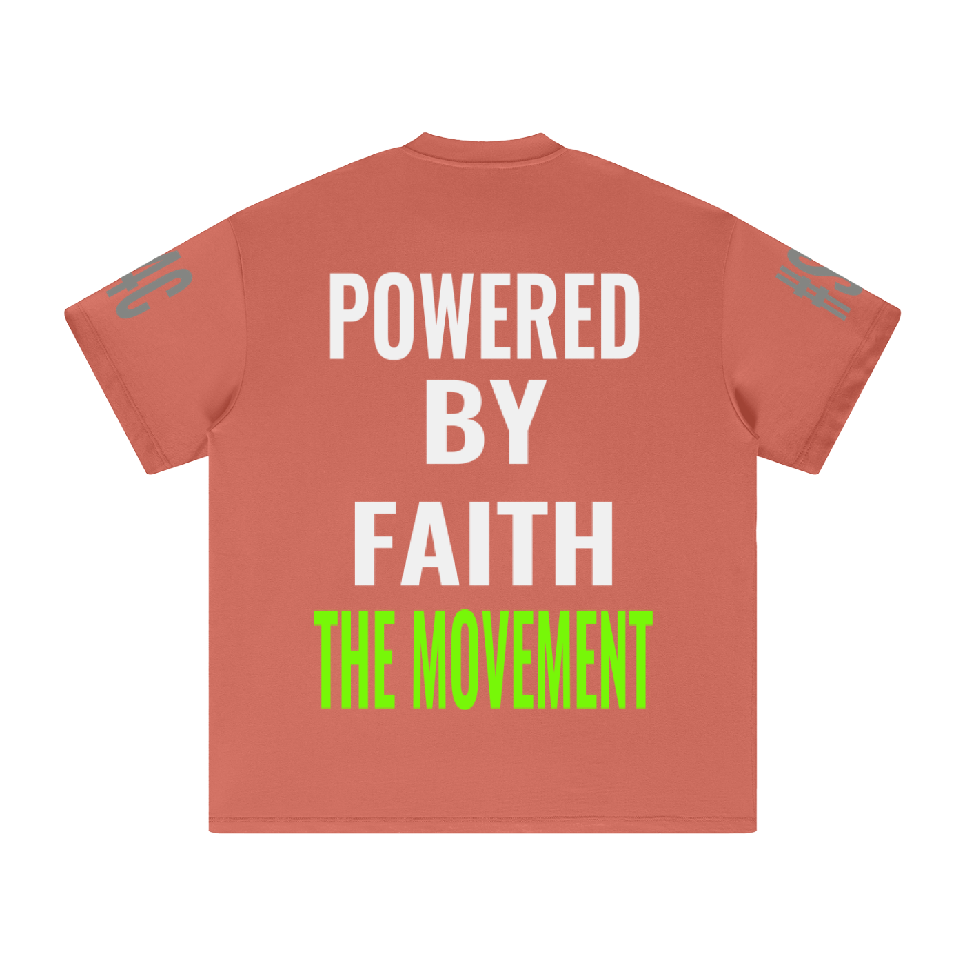 S4C ✝️ PoweredByFaith, The Movement• Heavyweight Earth Tone T-Shirt