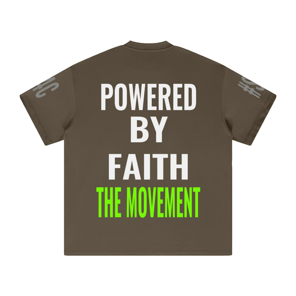 S4C ✝️ PoweredByFaith, The Movement• Heavyweight Earth Tone T-Shirt