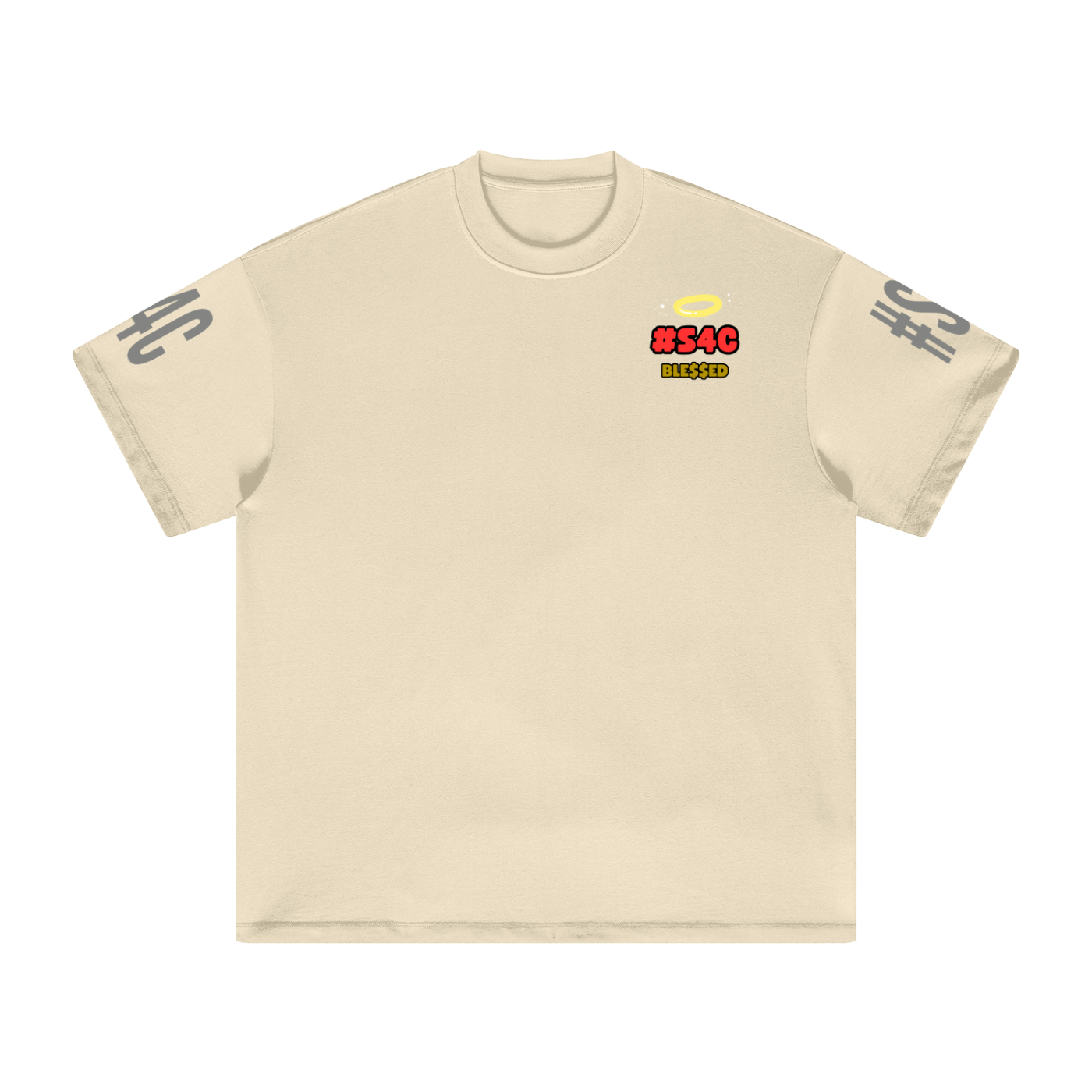 S4C ✝️ PoweredByFaith, The Movement• Heavyweight Earth Tone T-Shirt