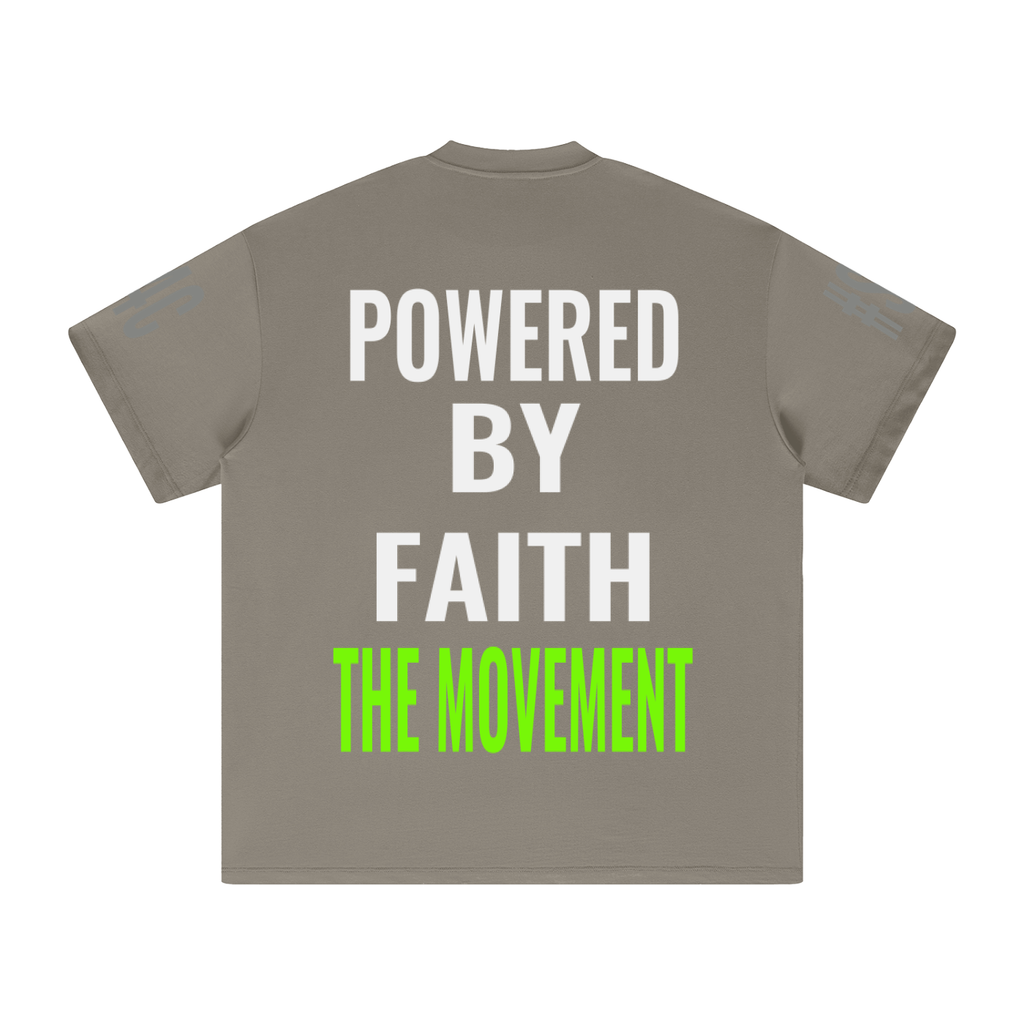 S4C ✝️ PoweredByFaith, The Movement• Heavyweight Earth Tone T-Shirt