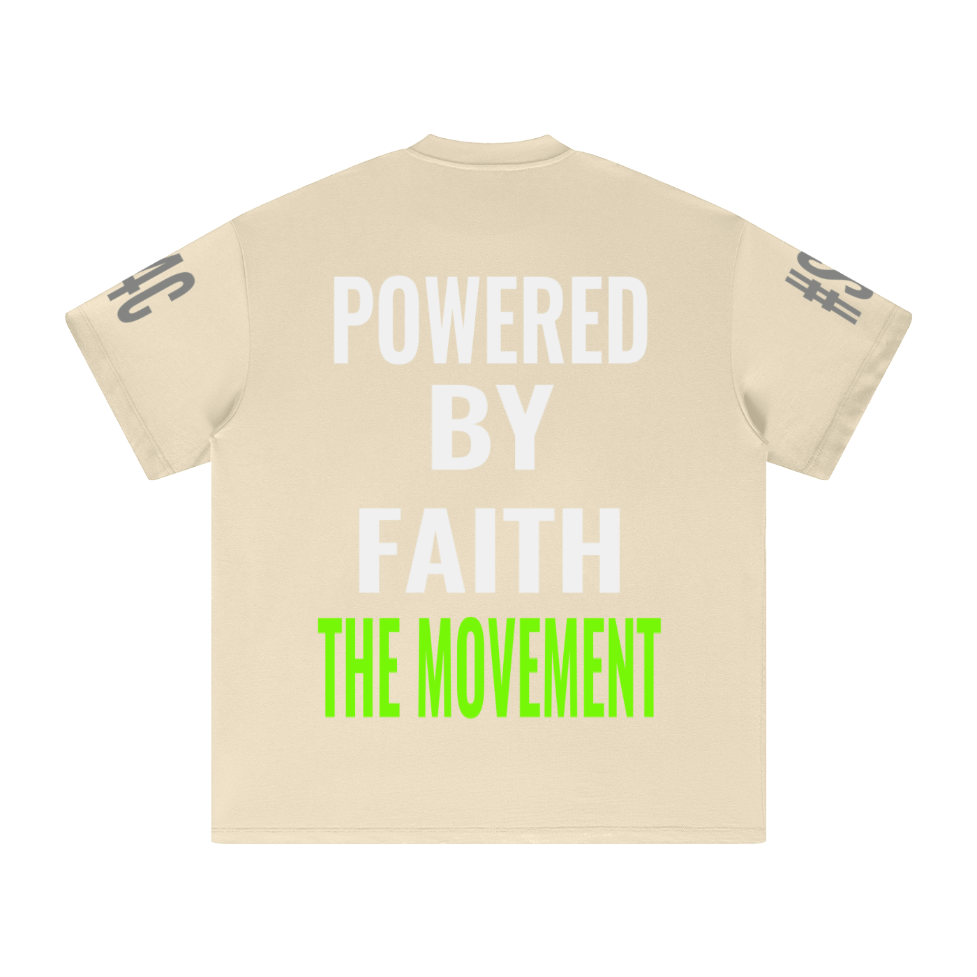 S4C ✝️ PoweredByFaith, The Movement• Heavyweight Earth Tone T-Shirt