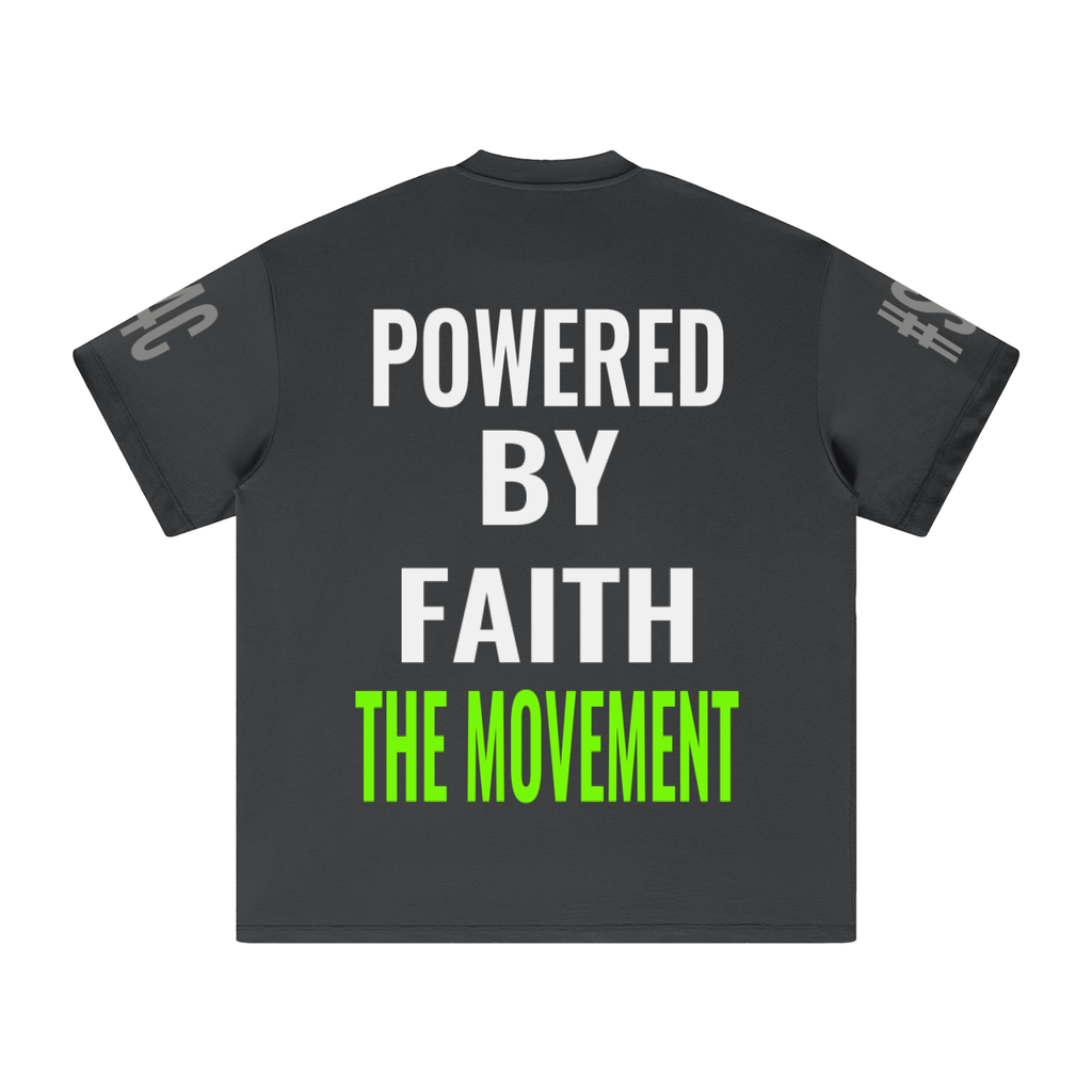 S4C ✝️ PoweredByFaith, The Movement• Heavyweight Earth Tone T-Shirt
