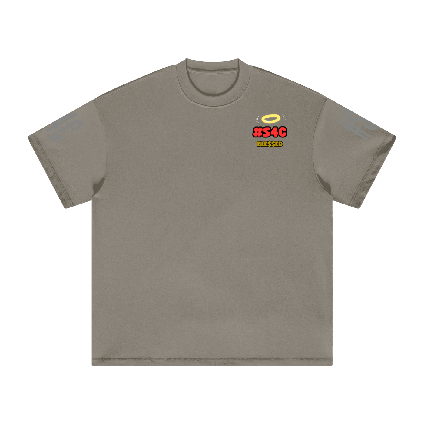 S4C ✝️ PoweredByFaith, The Movement• Heavyweight Earth Tone T-Shirt