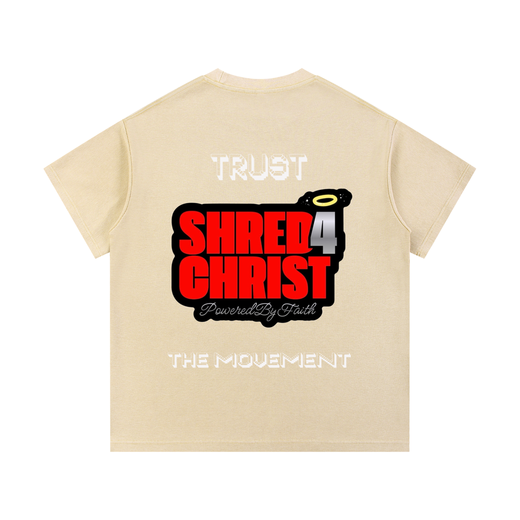 S4C Believe, Trust The Movement • Mineral Wash Waffle Knit T-Shirt