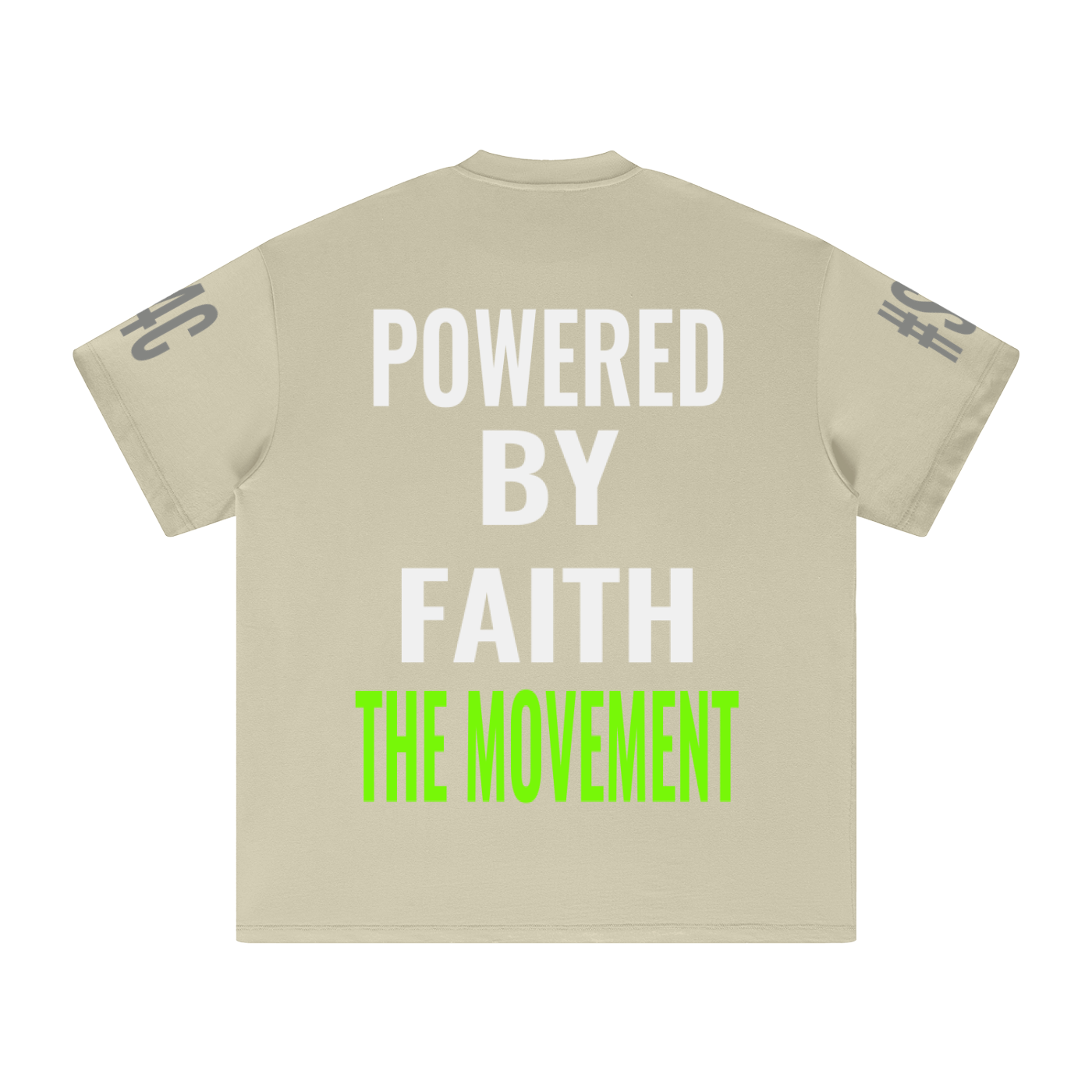 S4C ✝️ PoweredByFaith, The Movement• Heavyweight Earth Tone T-Shirt
