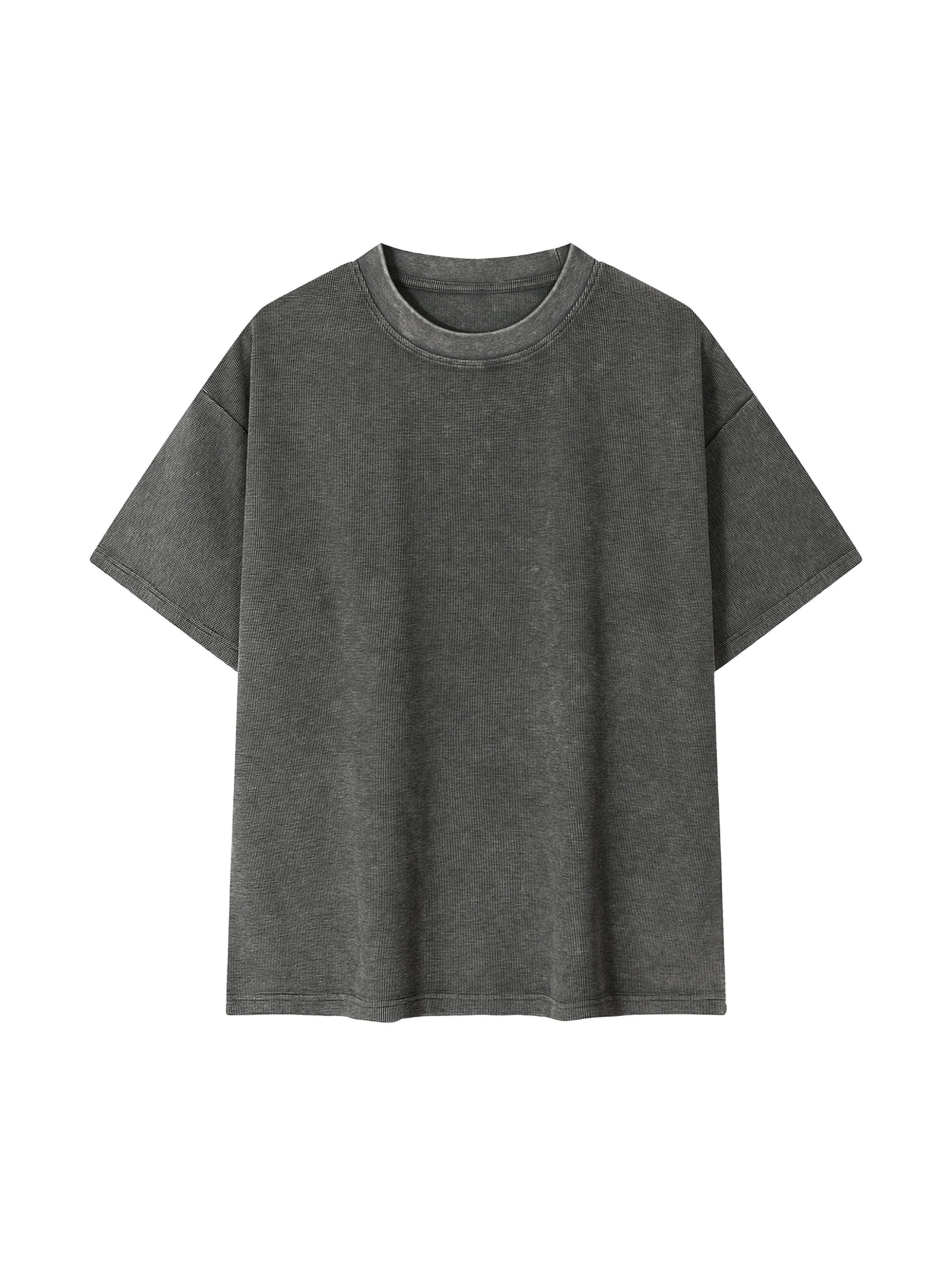 S4C Believe, Trust The Movement • Mineral Wash Waffle Knit T-Shirt