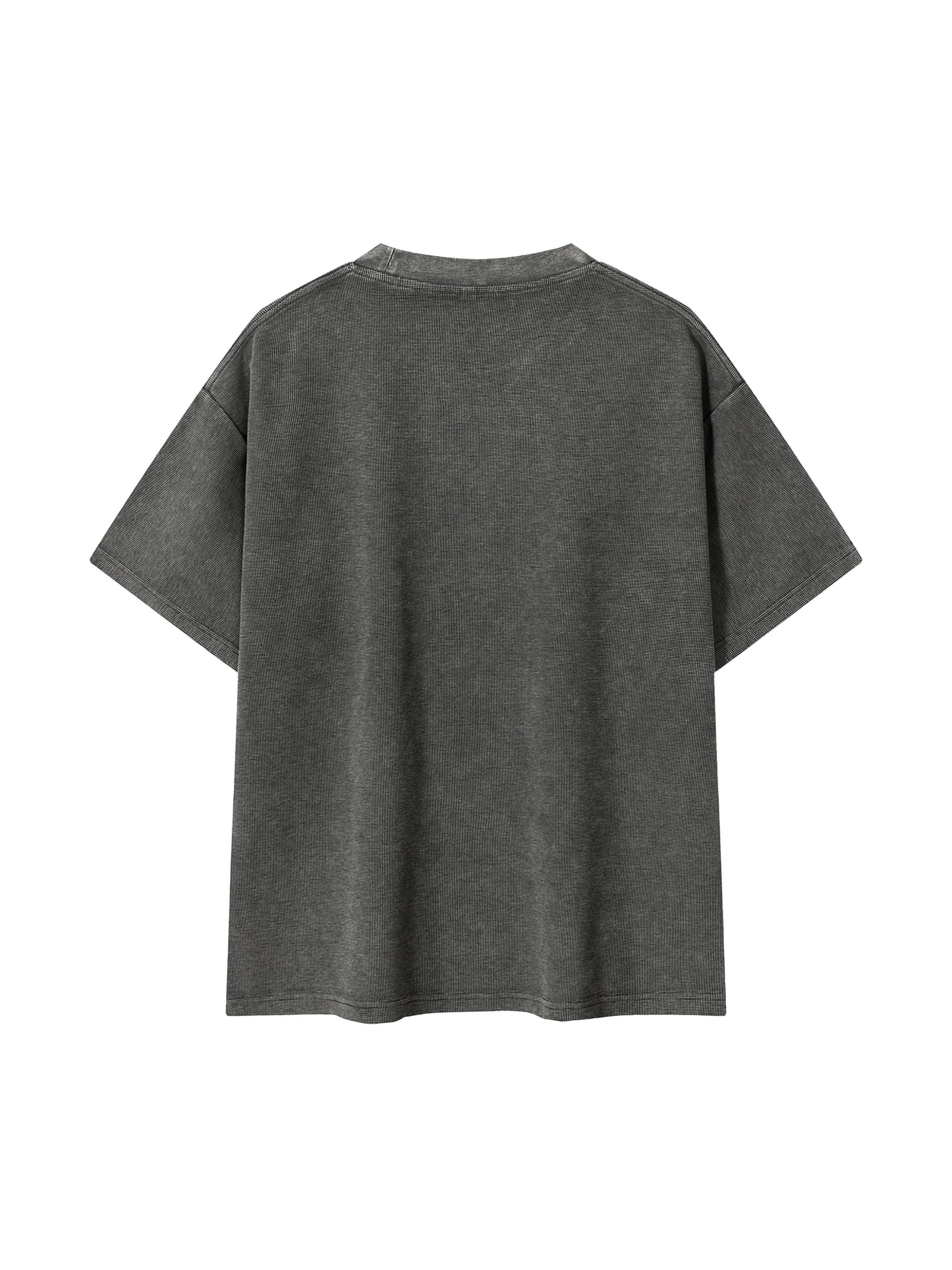 S4C Believe, Trust The Movement • Mineral Wash Waffle Knit T-Shirt