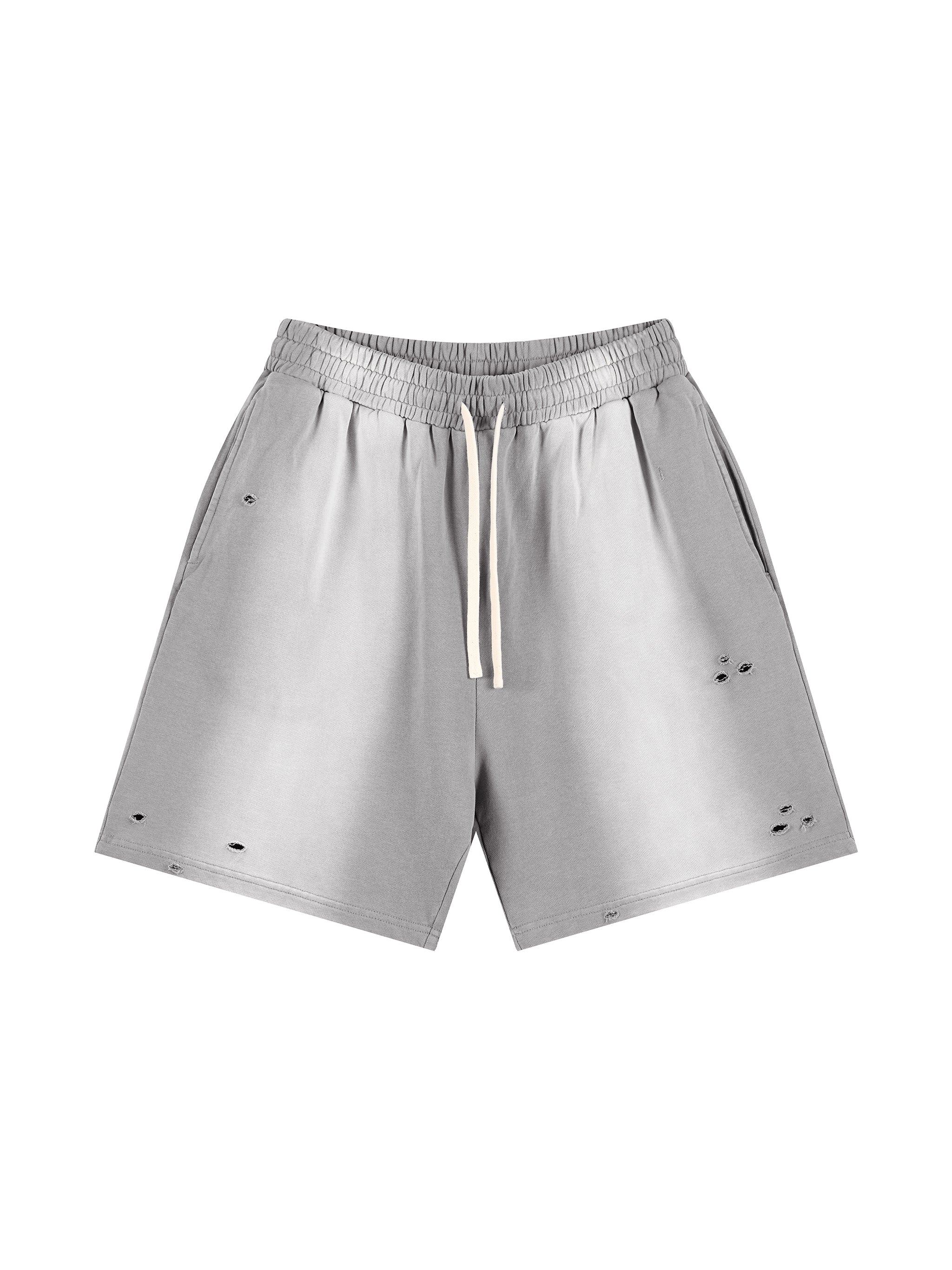 S4C ✝️ Sun Fade Distressed Shorts